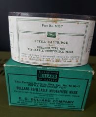 1898-1930 ABD Bullard MM-7 Gaz Maskesi Filitresi (Kolleksiyon Ürünü)