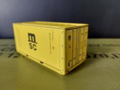 11.5x5x5.5 cm. MSC Konteyner Formunda Metal Organizer Modeli