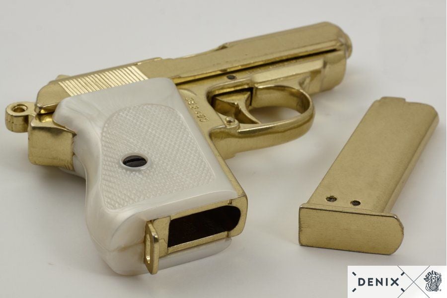GOLD  YARI OTOMATIK TABANCA, ALMANYA 1931 (II. DÜNYA SAVAŞI) DENIX REPLIKA(DNX5277)