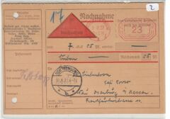 Model-24 Üçüncü Reich 1933-1945 Berlin Damgalı Damgasız Kartela