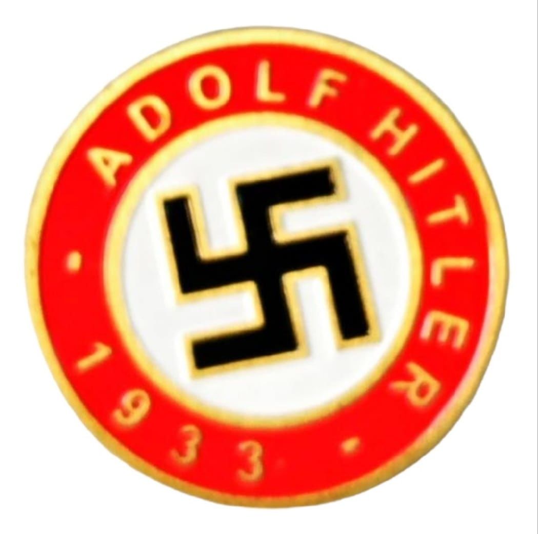 Alman Svastika Adolf 1933 Rozet
