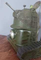 Metal Tank Formunda Abajur Modeli