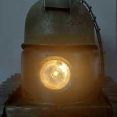 Metal Tank Formunda Abajur Modeli