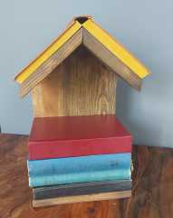 Ahşap Kitap Organizer Modeli-1