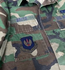 US Air Force Woodland BDU Ceket Unisex (M-L Beden)