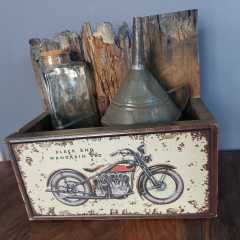 Ahşap Metal Levha Organizer Modeli-2