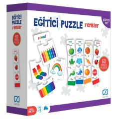 EĞİTİCİ PUZZLE - RENKLER