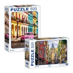 VENEDİK - HAVANA 500 PARÇA PUZZLE 2'Lİ SET