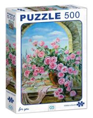 AFRİKALI KADINLAR - PEMBE GÜLLER 2'Lİ PUZZLE SET
