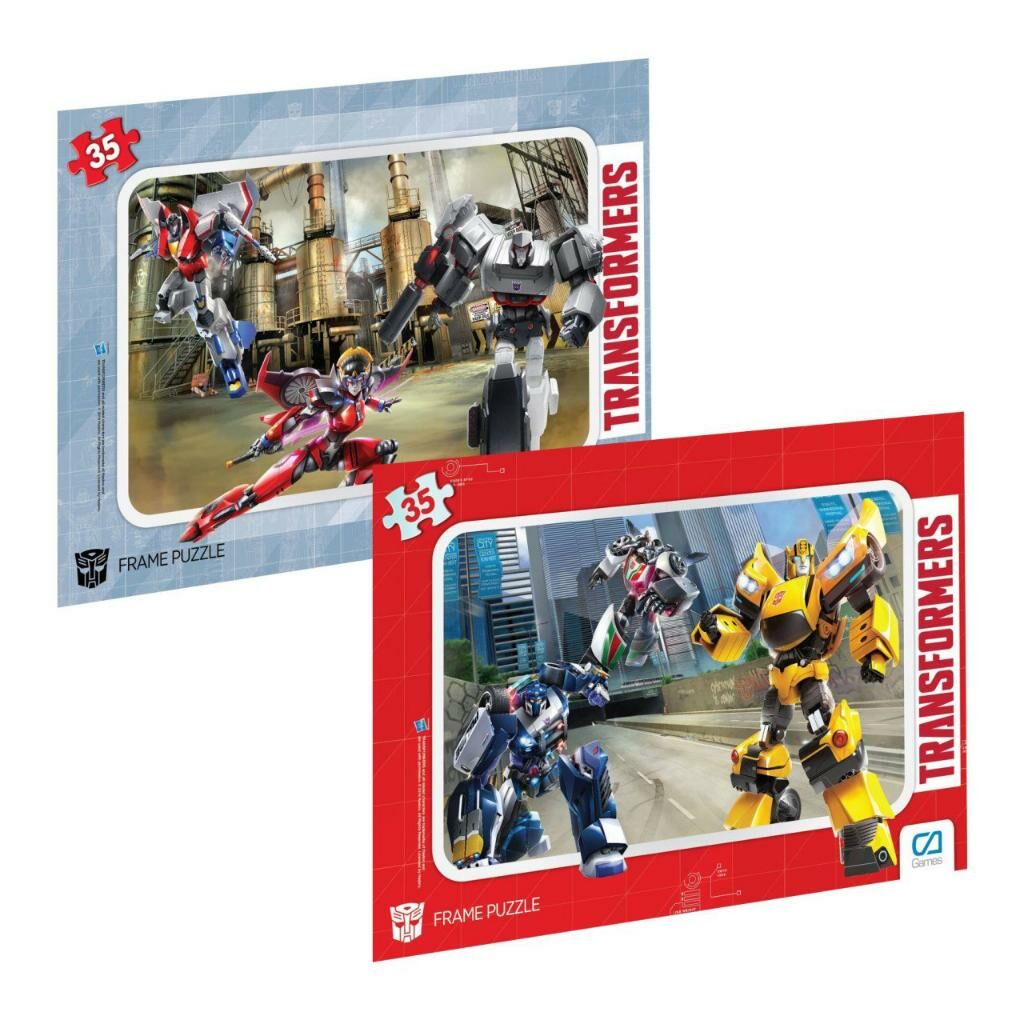 TRANSFORMERS FRAME PUZZLE 35 PARÇA 2'Lİ PUZZLE SETİ