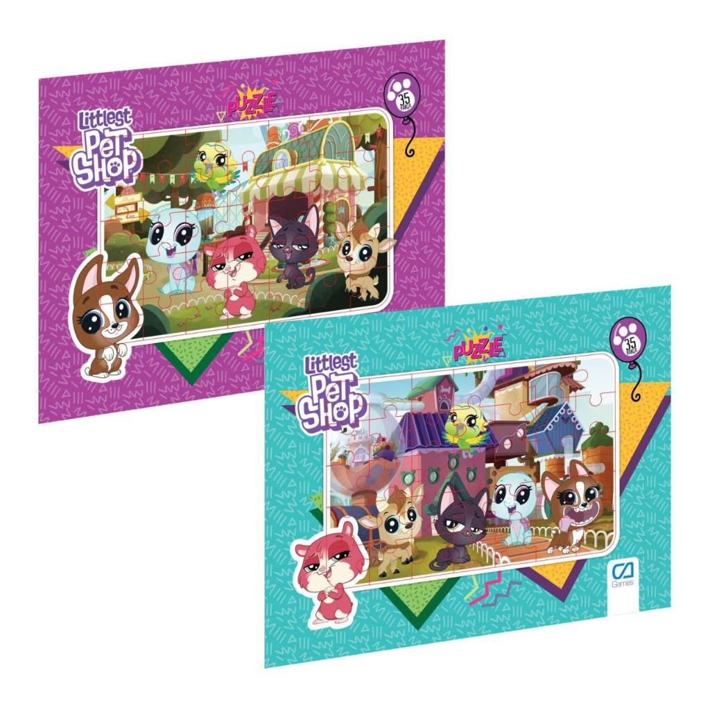 LITTLEST PET SHOP FRAME PUZZLE 35 PARÇA 2'Lİ PUZZLE SETİ