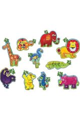 BABYSTORE BABY PUZZLE 2Lİ SET ORMAN HAYVANLARI , DENİZ CANLILARI