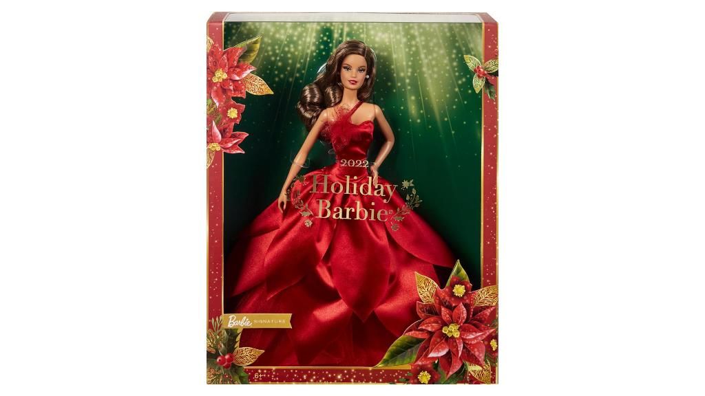 Barbie 2022 Mutlu Yıllar Bebeği, Kumral hby05