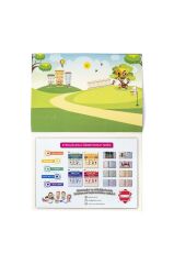 Pedagog Psikolog Onaylı Bitmeyen Sticker Kitabım Tekrar Tekrar Kullanılabilen 100+ Sticker