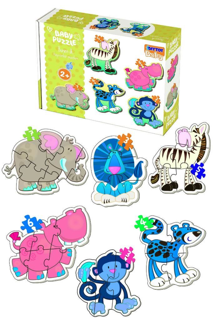 Dıytoy Benim İlk Hayvanlar Puzzlem