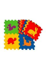 Çocuk Oyun Karosu - Eva Puzzle Yer Matı - Hayvanlar