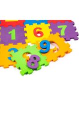 Oyuncak Eva Puzzle 12 X 12 Cm X 7 Mm Harfler Ve Sayılar /