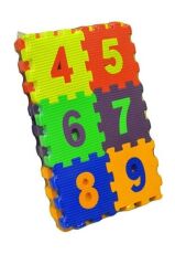 Çocuk Oyun Karosu - Eva Puzzle Yer Matı - Matemetik /