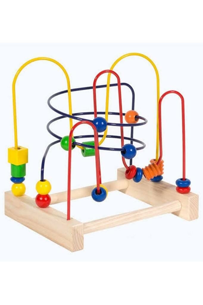 Zuzu Toys Zuzu Ahşap Koordinasyon Oyunu Helezon Yay Labirent