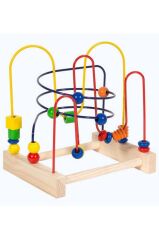 Zuzu Toys Zuzu Ahşap Koordinasyon Oyunu Helezon Yay Labirent