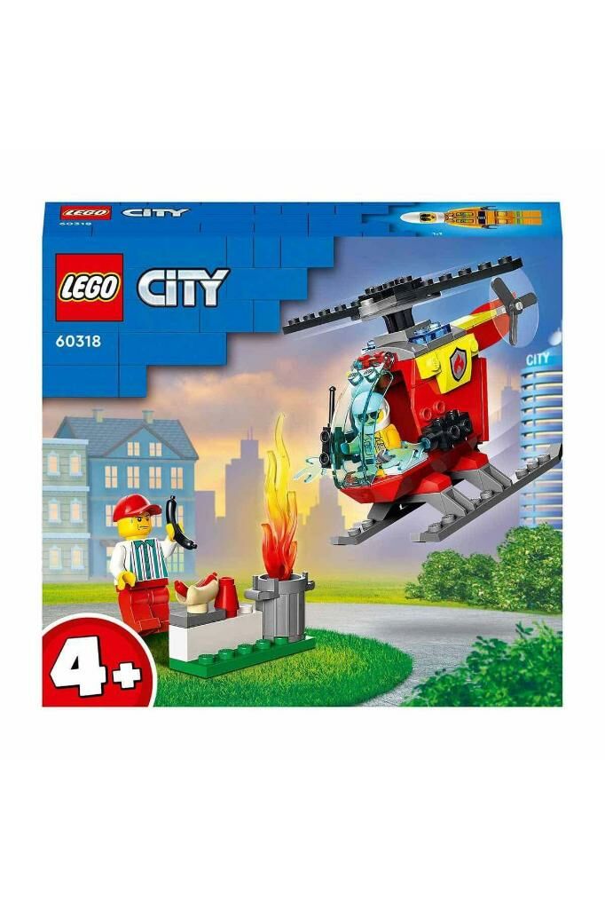 LEGO ® City İtfaiye Helikopteri 60318 Yapım Seti (53 Parça)