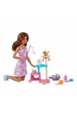 Barbie Ve Yavru Kedileri Oyun Seti Hhb70