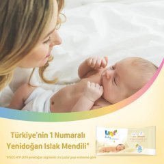 Uni Baby Yeni Doğan Islak Mendil 36 Paket