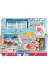 Cicciobello Renkli Amiccici 2 Katlı Ev Oyun Seti Figürlü 43 Cm 3+ Cc012000