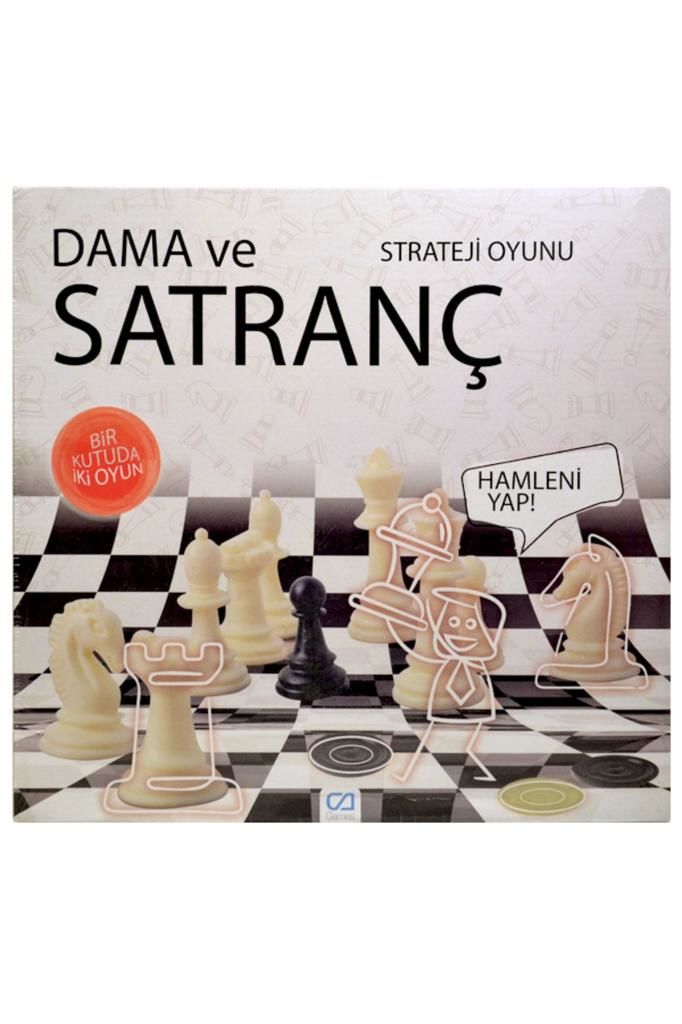 Dama ve Satranç Plastik Kutulu - 5188