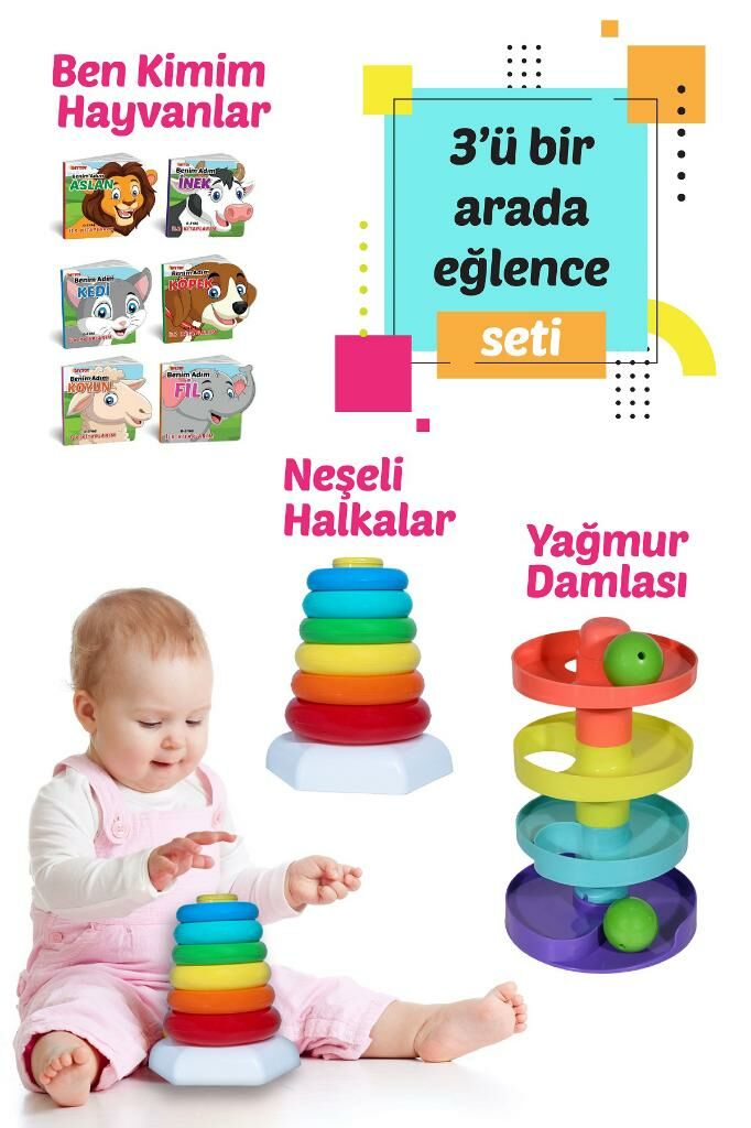 Bebeğimin 3'ü Bir Arada Eğlence Seti