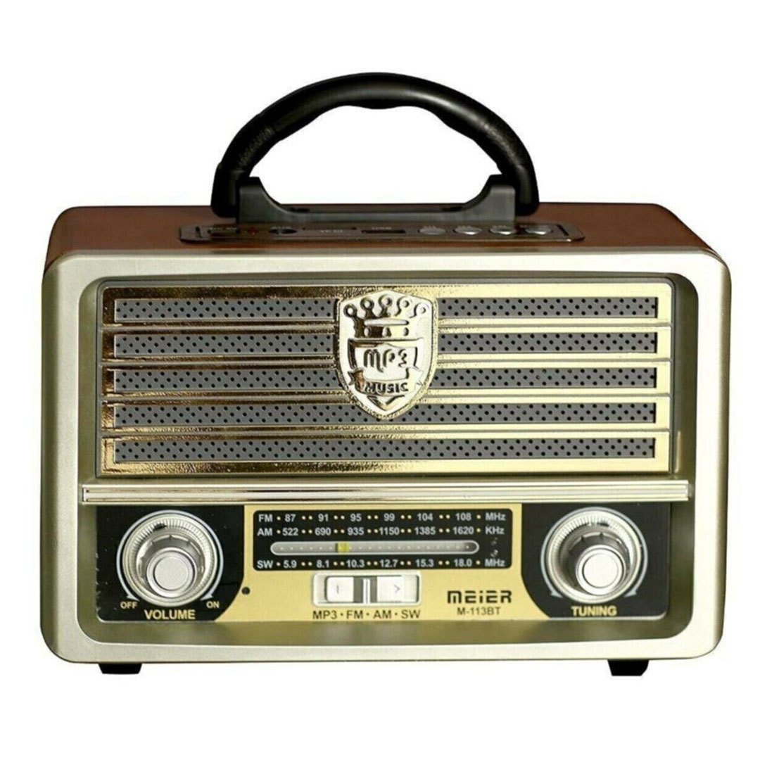 Nostaljik Radyo M-113BT Sarı