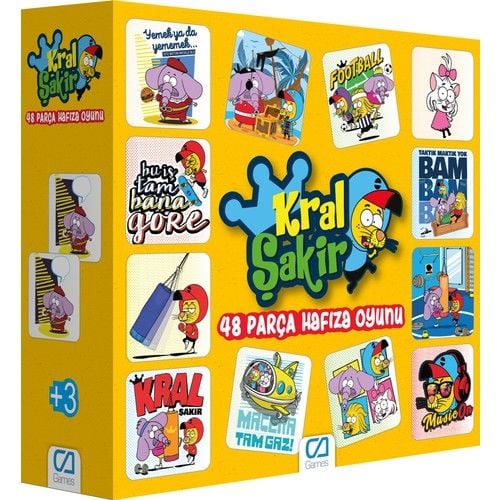 Ca Games CA.5112 Kral Şakir Memory - Eşleştirme Kartları
