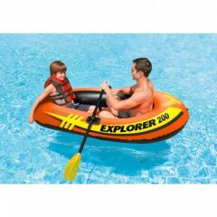 İntex Explorer 200 Bot Set Kürek Pompa 95 Kg 185x94x41 Cm Şişme Bot-58331