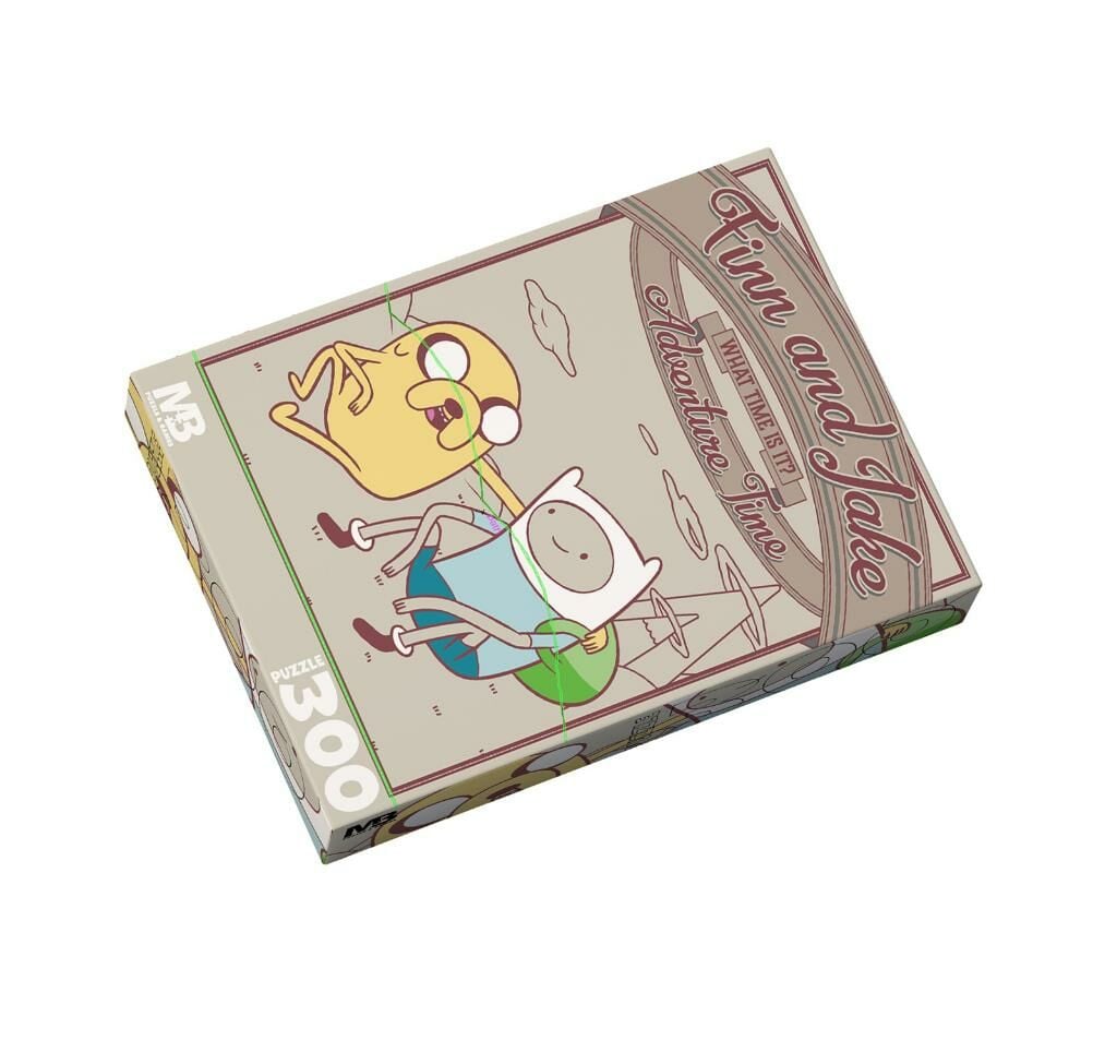 Mabbels Lisanslı Adventure Time Finn ve Jake Puzzle 300 Parça