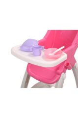 Oyuncak Bebek Mama Sandalyesi ''bebi'' - Pol-48004-pembe