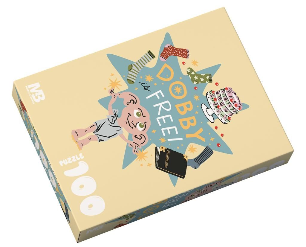 Mabbels Lisanslı Harry Potter Dobby Free Puzzle 100 Parça