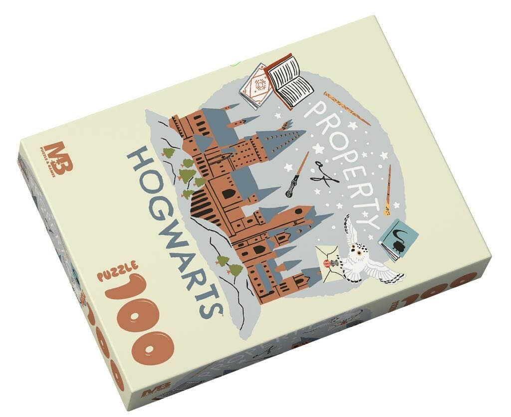 Mabbels Lisanslı Harry Potter Property Puzzle 100 Parça