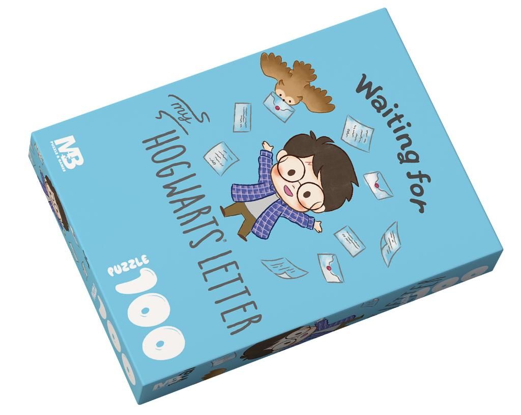 Mabbels Lisanslı Harry Potter Waiting For Hogwarts Letter Puzzle 100 Parça