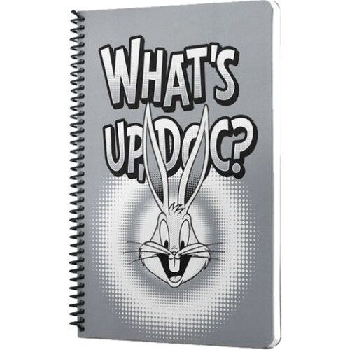 Mabbels Looney Tunes Whats Up Doc Spiralli Defter Gri