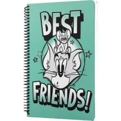 Mabbels Tom And Jerry Best Friends Spiralli Defter Yeşil