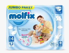 Molfix Bebek Bezi 4+ Beden Maxi Plus Fırsat Paketi 52 Adet