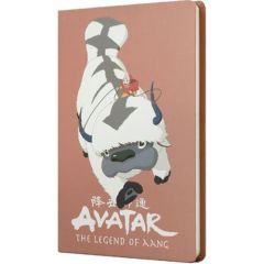 Mabbels Avatar Appa ve Aang Sert Kapak Butik Defter Puce Rengi