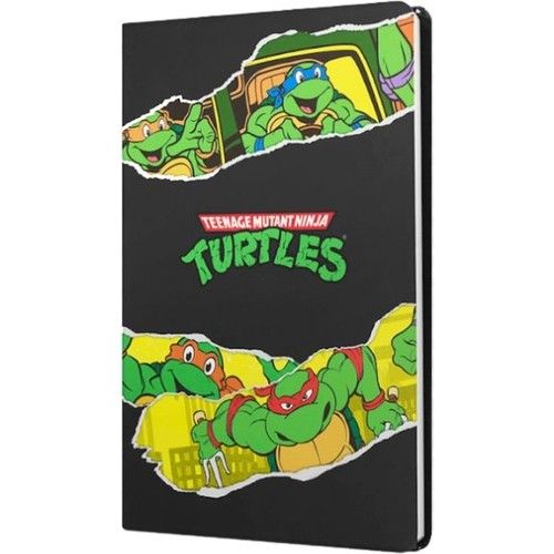 Mabbels Lisanslı Ninja Turtles Sert Kapak Butik Defter Siyah