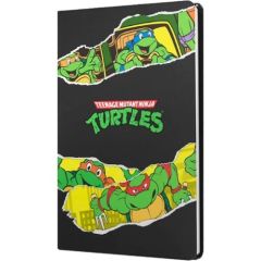 Mabbels Lisanslı Ninja Turtles Sert Kapak Butik Defter Siyah