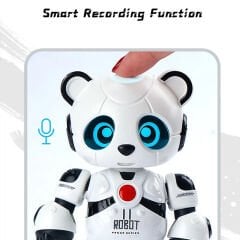 Interaktif kılavuzlu Akıllı Konuşan Sesli ve Müzikli Panda Robot