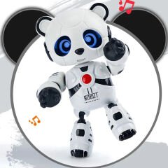 Interaktif kılavuzlu Akıllı Konuşan Sesli ve Müzikli Panda Robot