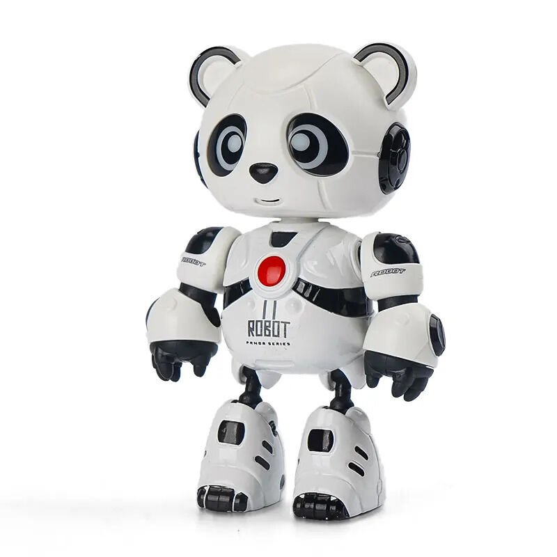 Interaktif kılavuzlu Akıllı Konuşan Sesli ve Müzikli Panda Robot