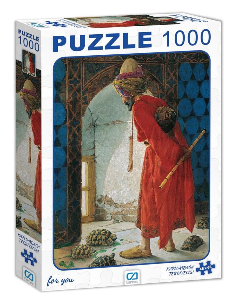 KAPLUMBAĞA TERBİYECİSİ 1000 PARÇA PUZZLE