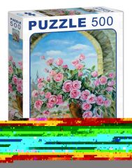 PEMBE GÜLLER 500 PARÇA PUZZLE