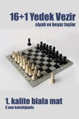 Profesyonel Satranç Takımı (Yedek Vezirli)